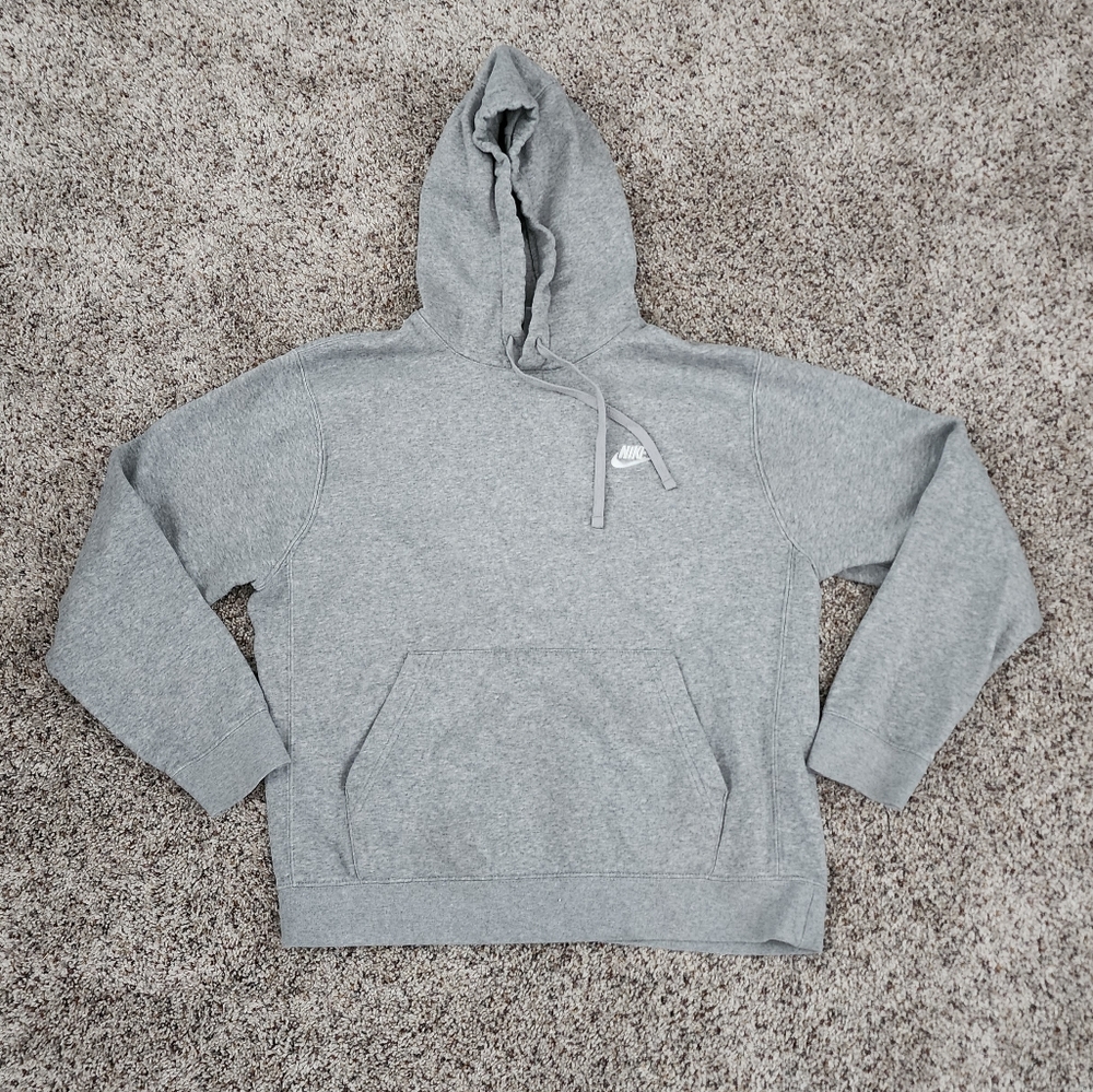 Men's light gray Nike hoodie